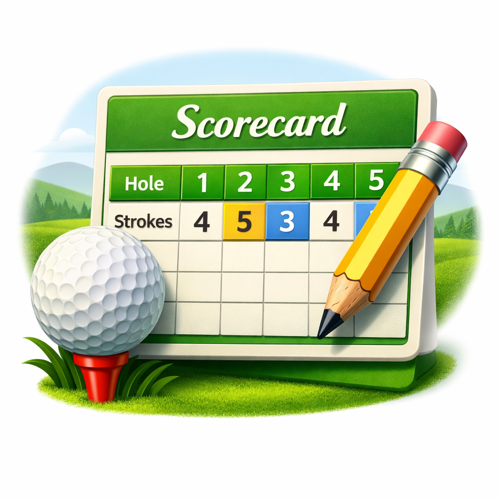 Golf scoring app — hole-by-hole score entry